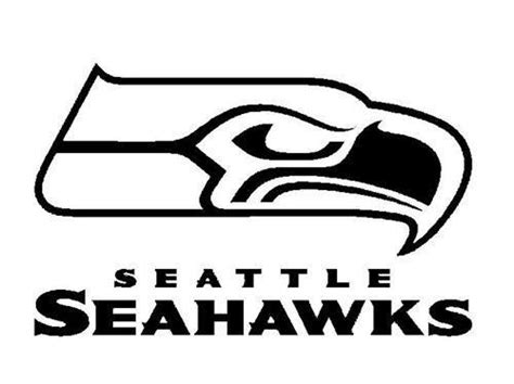 Black and White Seahawks Logo - LogoDix