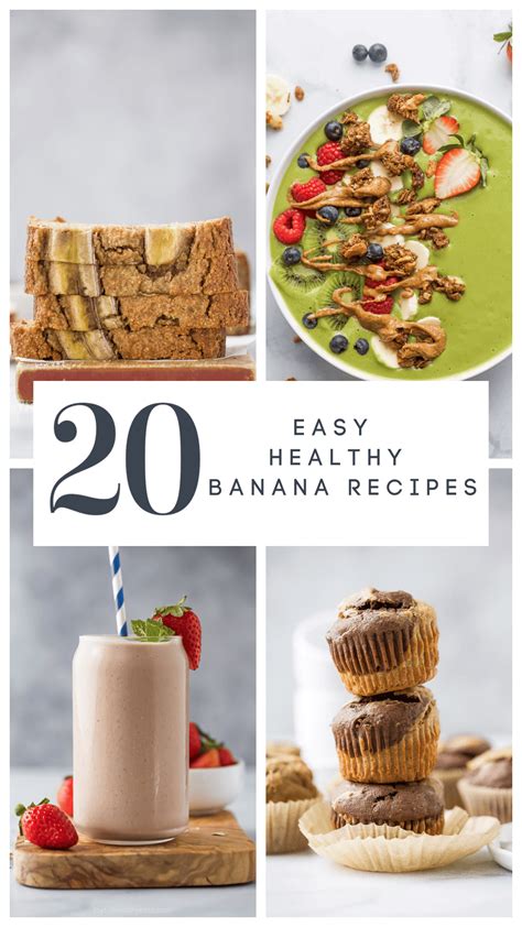 20 Healthy Banana Recipes | Joyful Healthy Eats