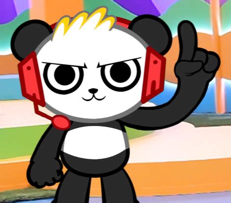 A anthropomorphic panda from the Ryan's World Youtube channel. He is also the mascot of a Ryan's ...