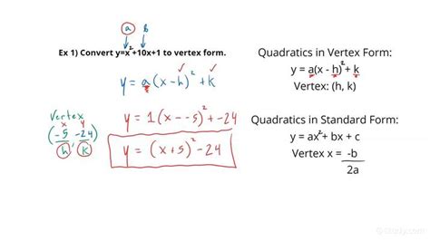 How To Change A Quadratic Equation Vertex Form - Tessshebaylo