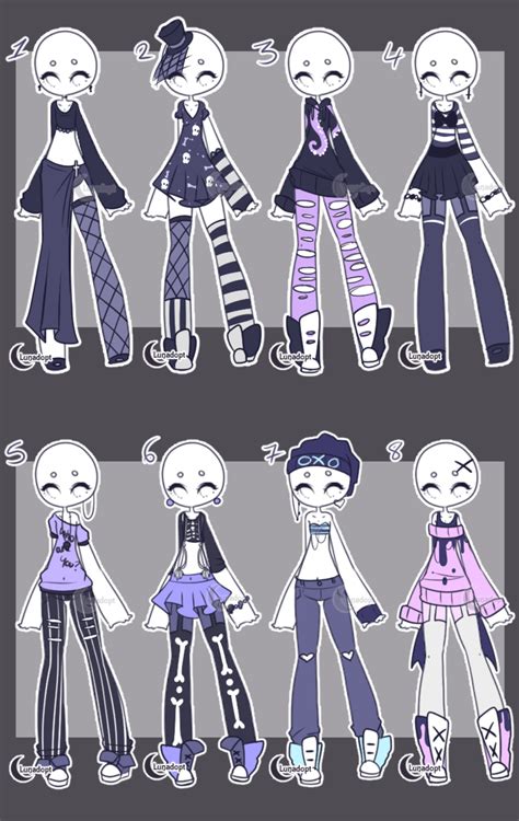 Cute Clothes Drawing Anime - Harujaku Vanta clothing adopt CLOSE by Miss-Trinity on DeviantArt ...