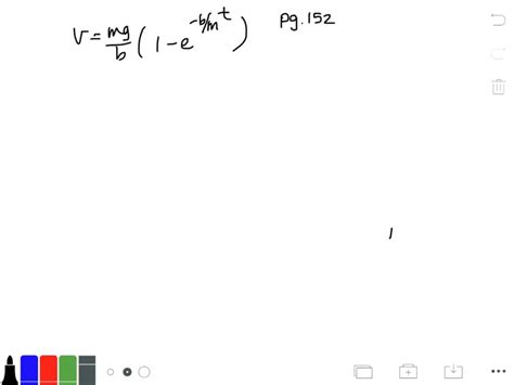 (III) Determine a formula for the position and acceleration of a falling object as a function of ...