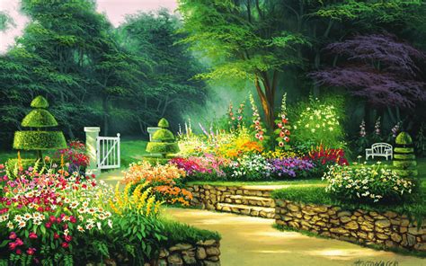 Garden Background Hd Images For Photoshop : To get acquainted with the terms and principles of ...