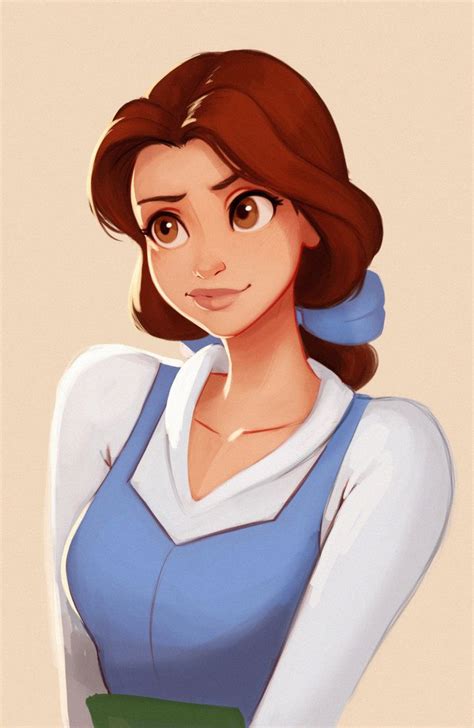 Princesses Fanarts | Belle disney, Disney cartoons, Beauty and the beast