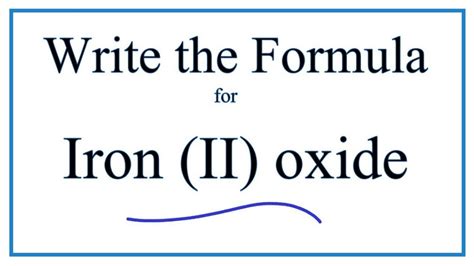 What Is The Chemical Formula Of Iron - Tutor Suhu