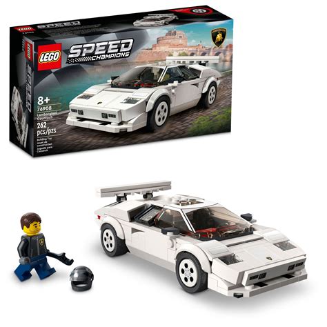 Buy LEGO Speed Champions Lamborghini Countach 76908 Building Kit; Collectible Model of the ...