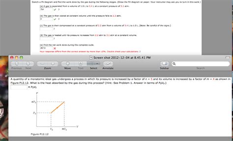 Solved Sketch a PV diagram and find the work done by the gas | Chegg.com