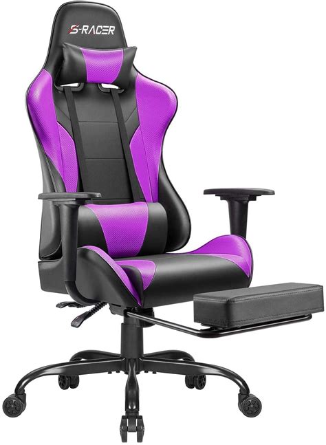 Walnew High Back Gaming Chair Ergonomic Gaming Computer Chair,Purple - Walmart.com - Walmart.com