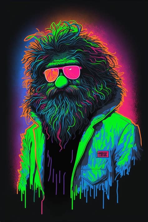 ArtStation - Neon Retro Line Art Illustrations (80's +90s Styles)