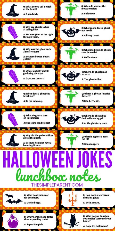 Printable Halloween Jokes