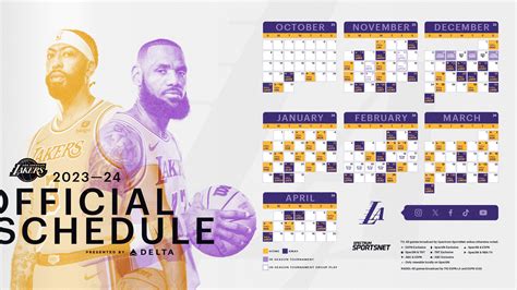 Los Angeles Lakers Schedule 2024 25 - Jana Rivkah