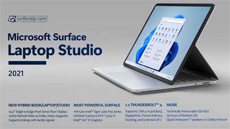 Microsoft Surface Laptop Studio Specs – Full Technical Specifications | LaptrinhX / News