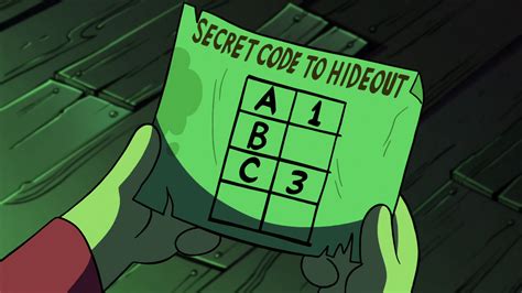 Image - S2e11 secret code.png | Gravity Falls Wiki | FANDOM powered by Wikia