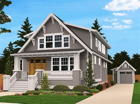 Plan 85058MS: Handsome Bungalow House Plan | Craftsman house plans, Cottage house plans ...