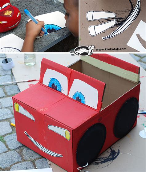 krokotak | DIY Cardboard Box Car