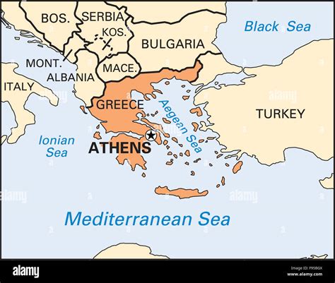 Map Of Athens Greece - Yetta Katerine