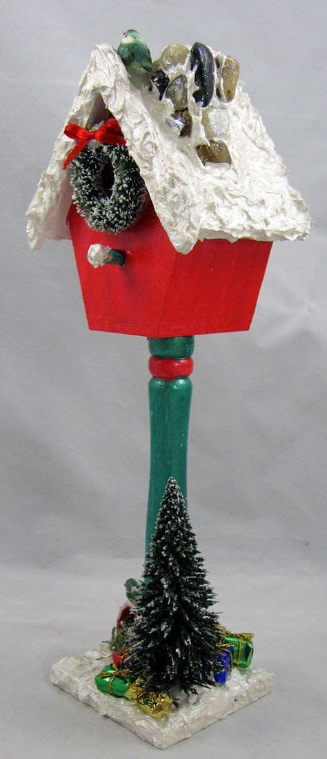 50 Best Christmas Birdhouses ideas | bird houses, christmas, bird houses painted