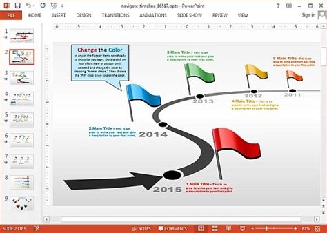 Free Powerpoint Timeline Animation Template