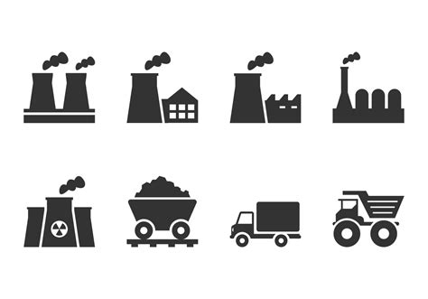 Factory Industry Icon 153457 Vector Art at Vecteezy