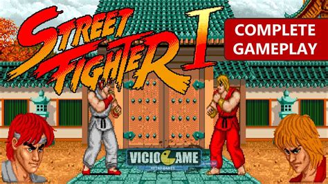 Street Fighter 1 (1987) - Complete Gameplay - YouTube