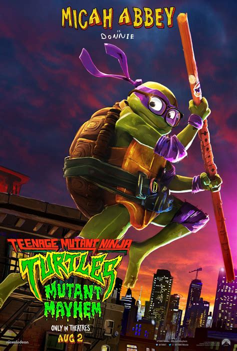 Teenage.Mutant.Ninja.Turtles.Mutant.Mayhem-Character.Posters-Micah.Abbey | Screen-Connections