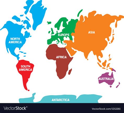 World Map Continents 2024 - Brier Claudia