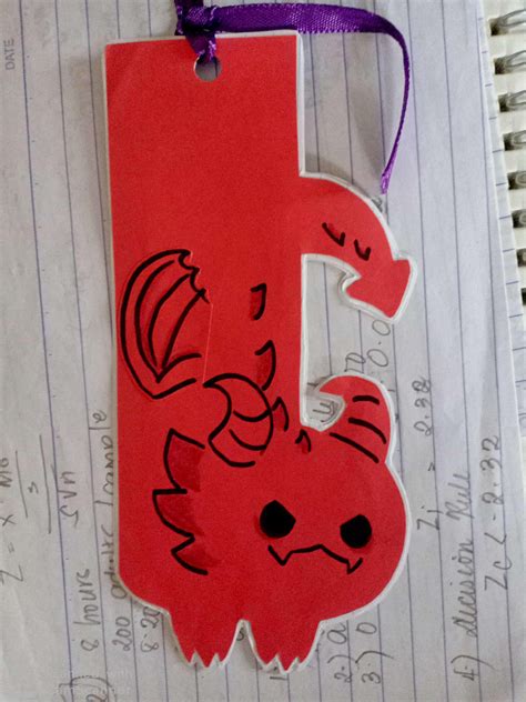 Dragon bookmark by Edimay on DeviantArt