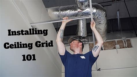 How To Install A Suspended Ceiling Grid : How to Install Ceiling Fans on Suspended Ceilings ...