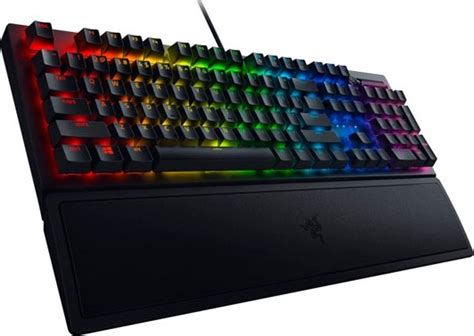 Razer BlackWidow V3 Mechanical Gaming Keyboard, Silent Linear, Yellow Mechanical Switches ...