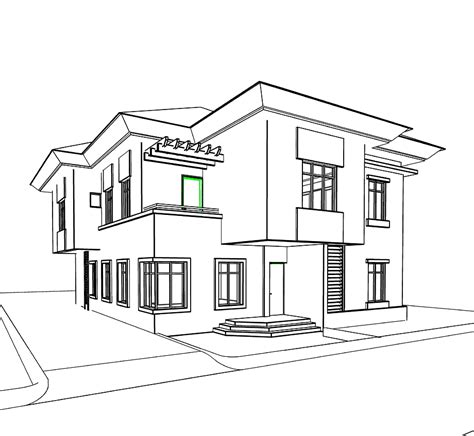 2-storey house illustration, House plan Drawing Interior Design Services Sketch, sketch, angle ...