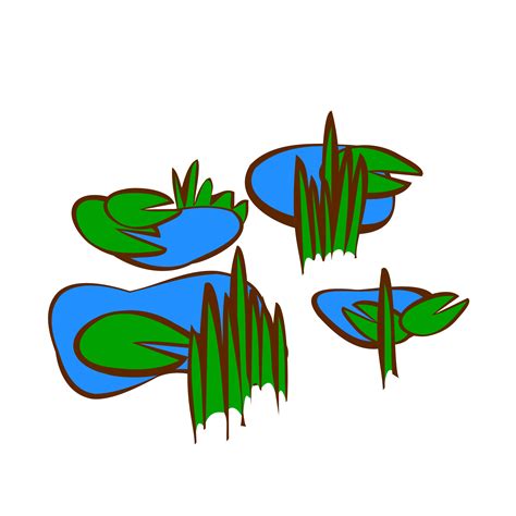 Clipart - RPG map symbols: Marsh