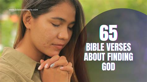 65 Important Bible Verses About Finding God