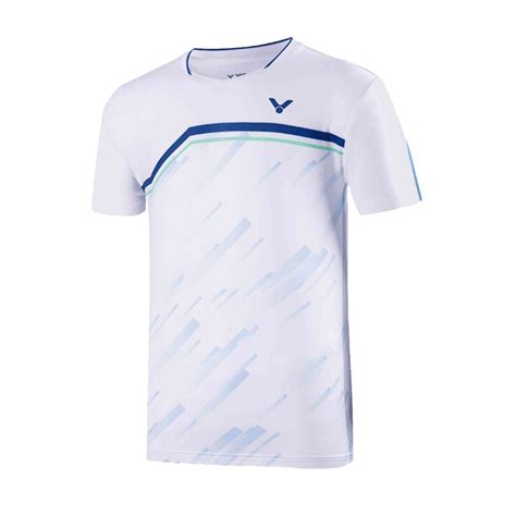 Victor USA Victor Men's Badminton T-Shirt T-30002A - White - B&T Racket