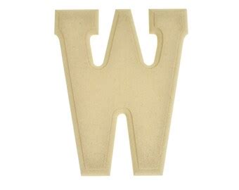 Wooden Letter W - Etsy