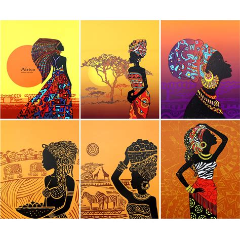 African Art Paintings Women