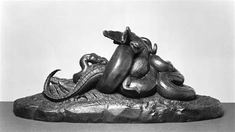 Python Killing a Crocodile | The Walters Art Museum