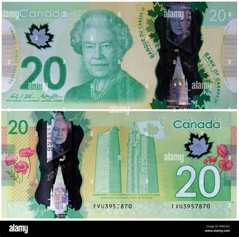 Canadian 20 Dollar Bill Png / It is the primary banknote dispensed from canadian automatic ...