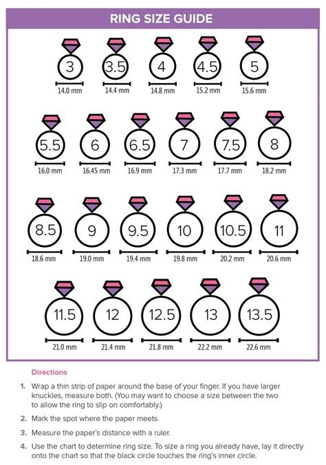 Ladies And Men Finger Ring Size Measurement Chart Printable | Free Nude Porn Photos