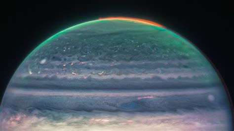 James Webb Space Telescope image shows trippy new view of Jupiter and its auroras | Mashable