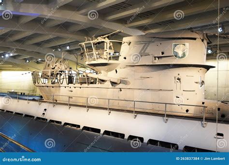 U-505 Submarine - Museum of Science and Industry Editorial Stock Image - Image of engin ...