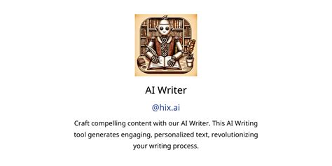 AI Writer GPTs features and functions, examples and prompts | GPT Store