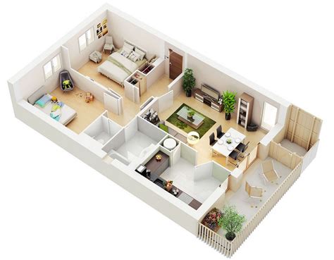 2 Bed Apartment Floor Plan | Viewfloor.co