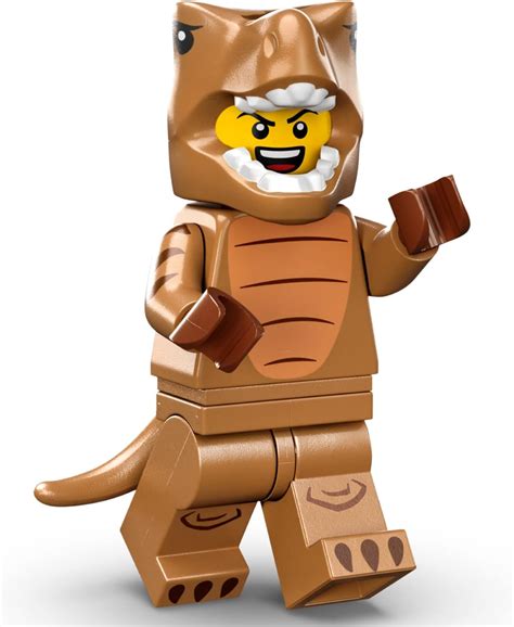 Amazon.com: LEGO Collectable Minifigures Series 24 - T-Rex Costume Fan 71037 : Toys & Games