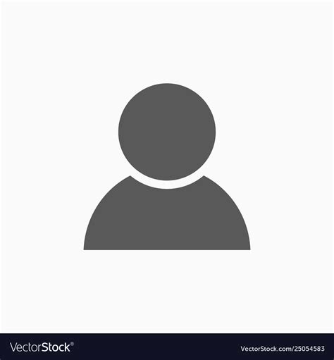 Person icon Royalty Free Vector Image - VectorStock