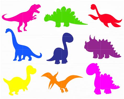 Dinosaur Svg Bundle Cute Dinosaur Svg Dino Svg Dinosaur Cut - Etsy