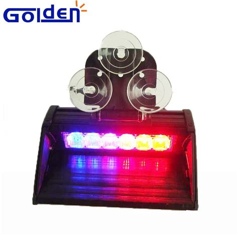 Police Dodge Charger Interior Windshield Mount 6 Led Visor Warning Emergency Strobe Light - Buy ...