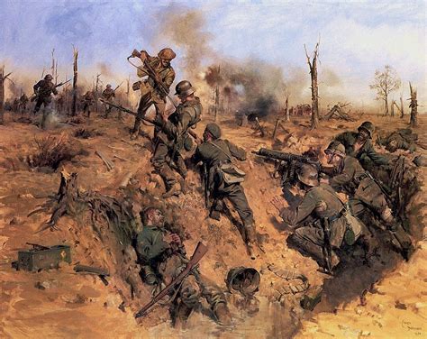 British WW1 | Military illustration, Ww1 art, Combat art