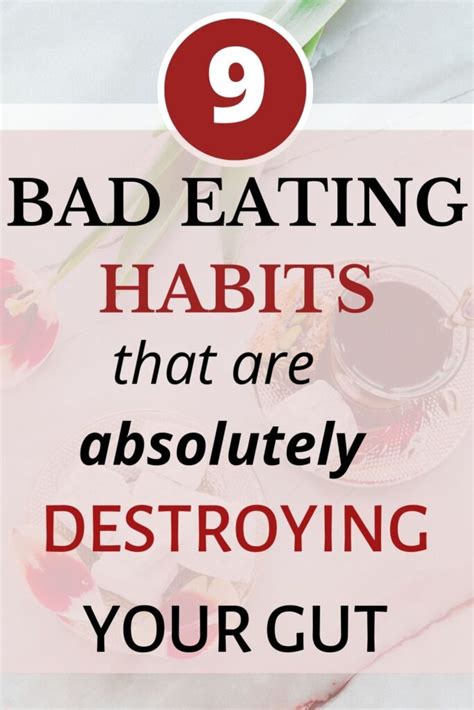 9 Bad Eating Habits You Need To Change Right Now