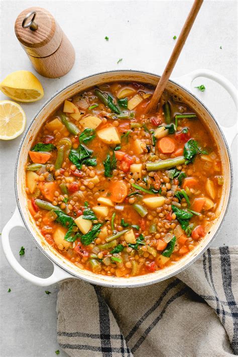 italian lentil soup recipe vegan - Una Wilt