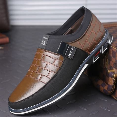 Vipupon Luxury Casual Men's Comfortable Business Slip on Shoes